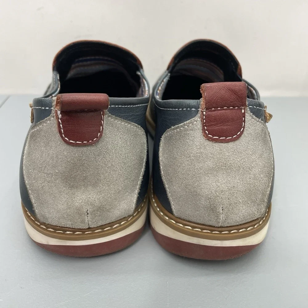 Pikolinos Berna Venetian Loafers Casual Comfort Calfskin Leather Blue Mens 12